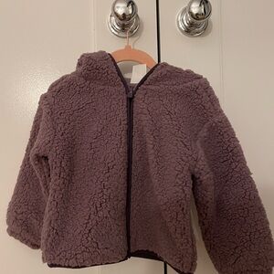 Gap Cozy Purple Sherpa Jacket
